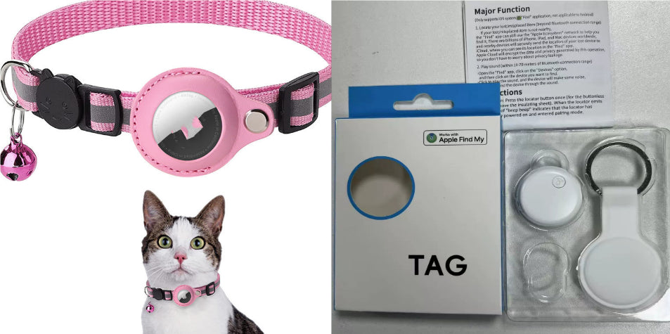 SafeTrack Collar™ Smart Airtag Pet Safety Collar