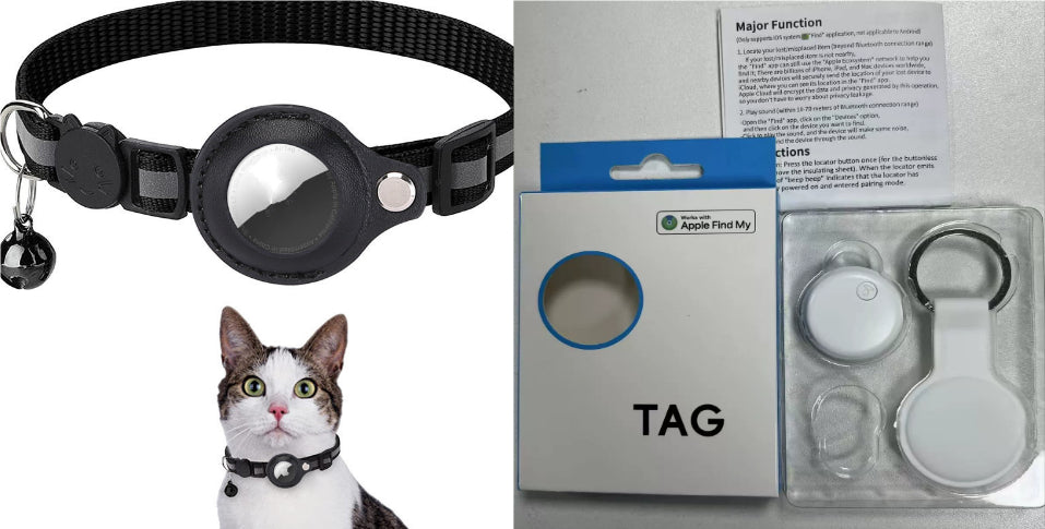 SafeTrack Collar™ Smart Airtag Pet Safety Collar