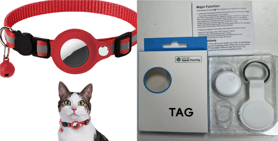 SafeTrack Collar™ Smart Airtag Pet Safety Collar