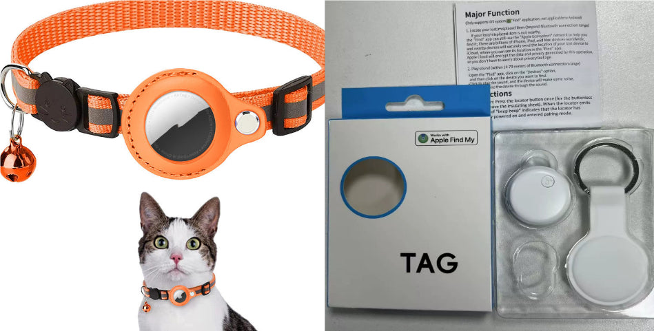 SafeTrack Collar™ Smart Airtag Pet Safety Collar